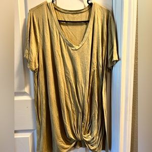 Make an offer! Bundle, light green and light pink plus size shirts.